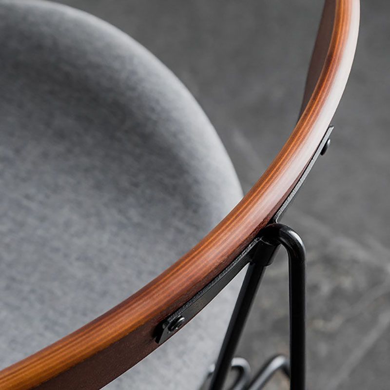 Industrial Metal Dining Side Chair Open Back Dining Armless Chair for Restaurant Clearhalo ' kitchen&dining_furn' 'Dining Chairs' 'Dining Tables & Seating' 'dining_chair' 'furn' 'furn_dining_chair' 'Furniture' 'furniture_dining_chair' 'Kitchen & Dining Furniture' 'kitchen' 1200x1200_fe767127-c2fc-4a0d-906a-54063d4a6f2d