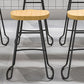 Modern Contoured Seat Counter Stool Solid Wood Backless Counter-height Stool Clearhalo 'Bar Furniture' 'Bar Stools' 'bar_stools' 'furn' 'furn_bar_stools' 'Furniture' 'Kitchen & Dining Furniture' 1200x1200_fe77469e-e3b3-4230-af54-2ab4ab8d58bf