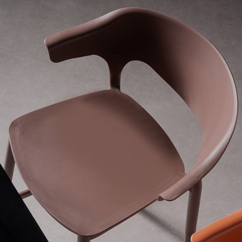 Industrial Low Back Counter Stool Plastic Counter Height Stools for Home Use Clearhalo 'Bar Furniture' 'Bar Stools' 'bar_stools' 'furn' 'furn_bar_stools' 'Furniture' 'Kitchen & Dining Furniture' 1200x1200_fe78a2b8-05ed-4ce0-8138-b704d00f6666