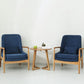 Double Pedestal Oak Solid Wood Dinette Table Modern Style Dining Table Clearhalo ' dining_table' 'Dining Tables & Seating' 'Dining Tables' 'furn' 'furn_dining_table' 'Furniture' 'furniture_dining_table' 'Kitchen & Dining Furniture' 'kitchen&dining_furn' 'kitchen' 'kitchen_dining_table' 1200x1200_fe78ecf8-0de4-49d8-a2da-eef21557bbc6