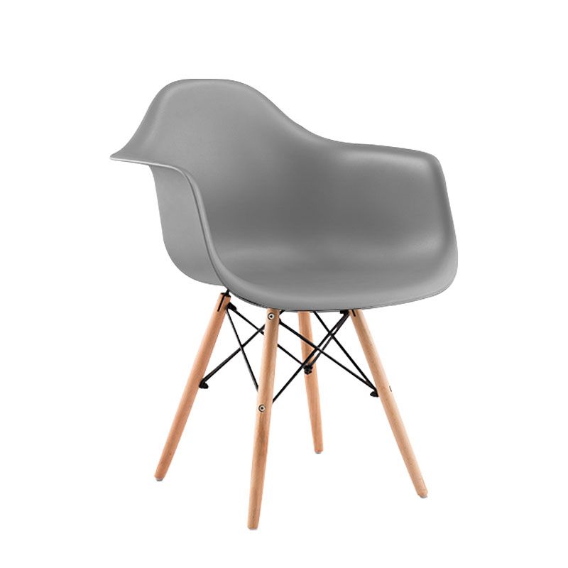 Modern Chairs Dining Arm Chairs with Wooden Legs for Kitchen Clearhalo ' kitchen&dining_furn' 'Dining Chairs' 'Dining Tables & Seating' 'dining_chair' 'Furniture' 'furniture_dining_chair' 'Kitchen & Dining Furniture' 'kitchen' 1200x1200_fe79a1e5-e52a-485f-b7de-454c70601281
