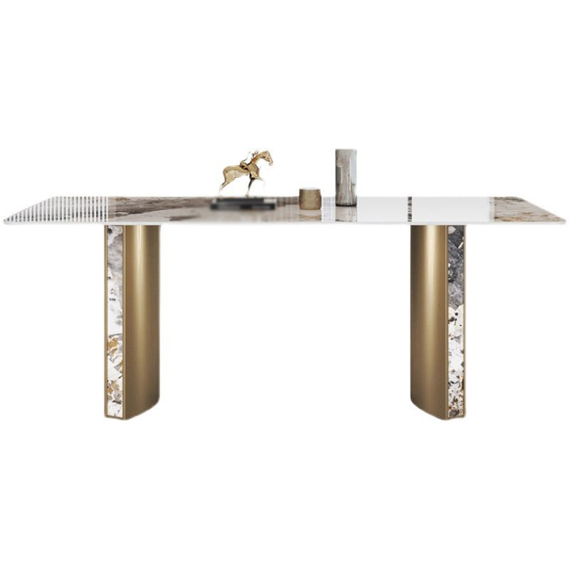 Luxury 1/3/4/5/7 Pieces Dining Set Sintered Stone Top Dining Table with Leather Chairs Clearhalo 'Dining Room Sets' 'Dining Tables & Seating' 'dining_room_set' 'furn' 'furn_dining_room_set' 'Furniture' 'furniture_dining_room_set' 'Kitchen & Dining Furniture' 1200x1200_fe7a6b57-cfb4-46e4-a5e7-a40e80ed9d77