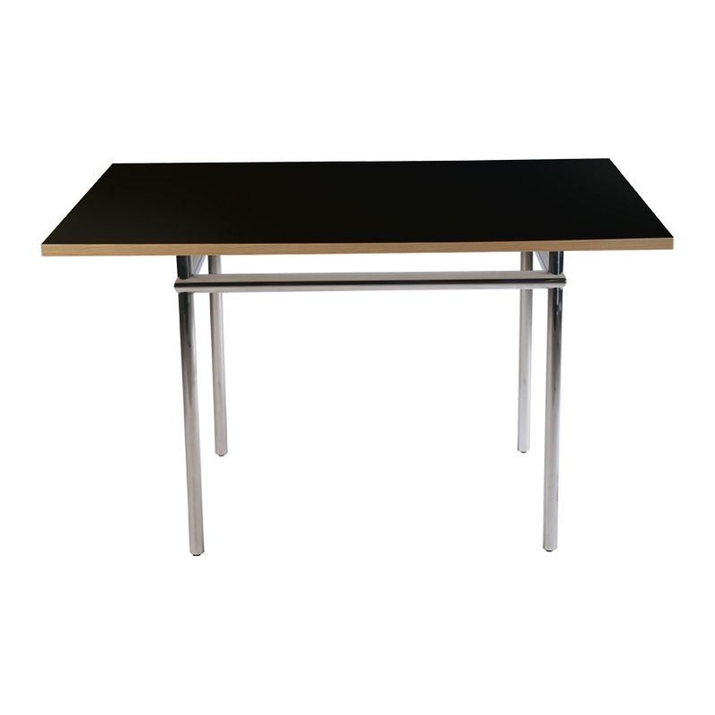 Contemporary Rectangular Dining Table Indoor Table with 4 Metal Legs Clearhalo ' dining_table' 'Dining Tables & Seating' 'Dining Tables' 'furn' 'furn_dining_table' 'Furniture' 'furniture_dining_table' 'Kitchen & Dining Furniture' 'kitchen&dining_furn' 'kitchen' 'kitchen_dining_table' 1200x1200_fe7a975e-641f-49b0-a96a-f9e2b2b381b5