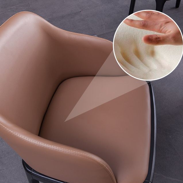 Silla de espalda sólida de madera de la madera de la madera de la sala de cocina del brazo del brazo