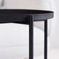 Cross Legs Tray Top Coffee Table Round Metallic Cocktail Table Clearhalo 'Coffee & Accent Tables' 'Coffee Tables' 'coffee_tables' 'furn' 'furn_coffee_tables' 'Furniture' 'Living Room Furniture' 1200x1200_fe7ea15a-29f5-4ad6-a1e4-5fc5881b5fb2