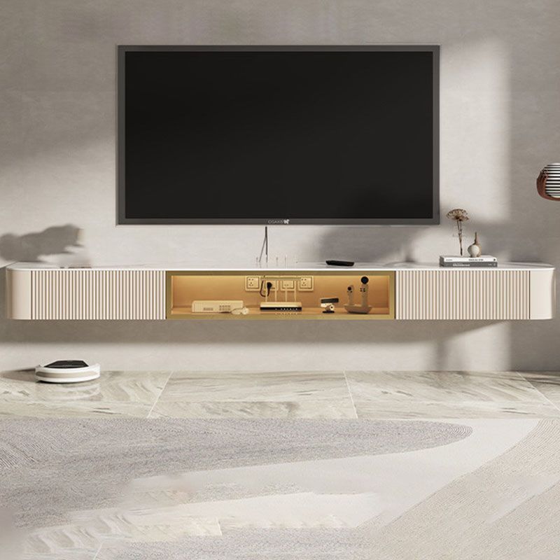 Contemporary TV Console Floating TV Media Console with Drawers Clearhalo 'furn' 'furn_tv_stands_entertainment_centers' 'Furniture' 'Living Room Furniture' 'TV Stands & Entertainment Centers' 'TV Stands & Media Storage Furniture' 'tv_stands_entertainment_centers' 1200x1200_fe7ee675-5fca-45bf-8476-196906e5fd63