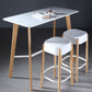 Modern Style Wooden Top Rectangle 4 Legs Bar Dining Table for Home Clearhalo 'Bar Furniture' 'Bar Tables' 'bar_tables' 'furn' 'furn_bar_tables' 'Furniture' 'Kitchen & Dining Furniture' 1200x1200_fe805d56-a727-4ea2-815b-1db8b1d0e04e