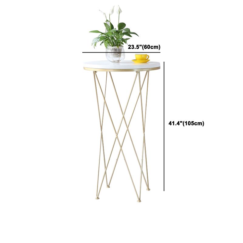 1/3 pezzi Set da barra in stile glam con top di marmo artificiale