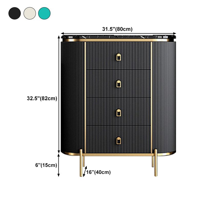 Modern Style Stone Buffet Sideboard 31.5"W Dining Room Buffet Server with Drawer Clearhalo 'buffet_sideboard' 'Buffets & Sideboards' 'Furniture' 'furniture_buffet_sideboard' 'Kitchen & Dining Furniture' 1200x1200_fe80afbb-b9e2-42b4-a0d9-73a5315b642a