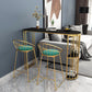 Glam Style Storage Bar Table Gold Frame 42 Inch Height Table for Restaurant Clearhalo 'Bar Furniture' 'Bar Tables' 'bar_tables' 'furn' 'furn_bar_tables' 'Furniture' 'furniture_bar_tables' 'Kitchen & Dining Furniture' 'kitchen&dining_furn' 'kitchen' 1200x1200_fe83d461-e80a-41b2-bf12-93105dee7aaa