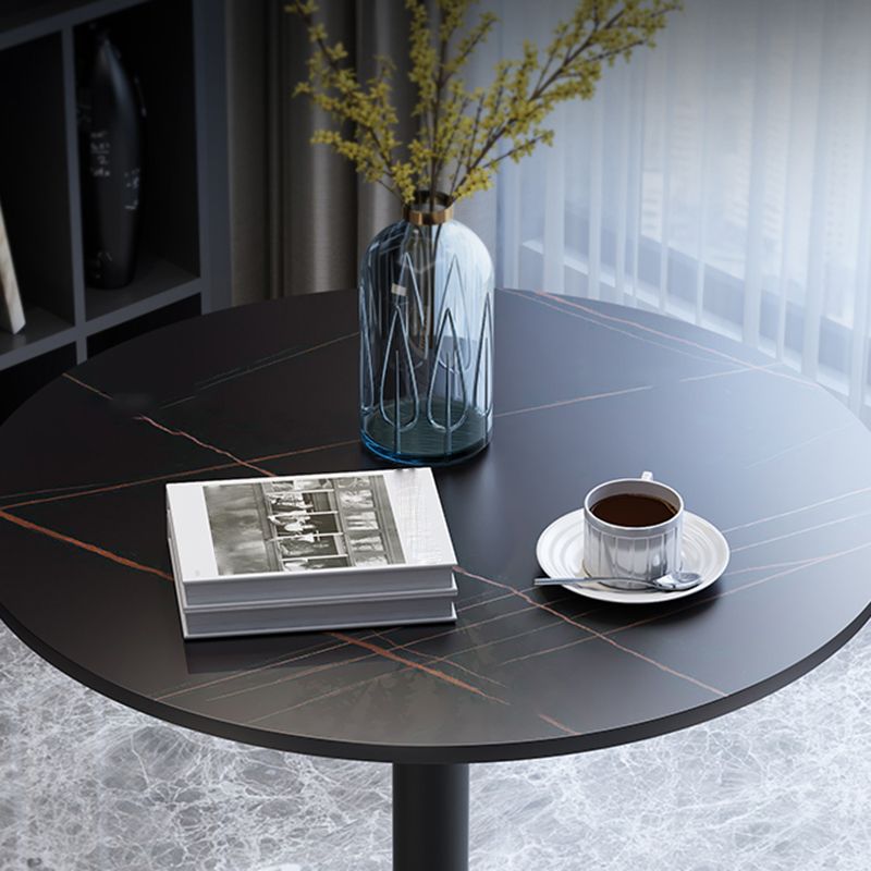 Glam Style Stone Top Dinette Table Metal Base Dining Table for Coffee Shop Clearhalo 'Dining Tables & Seating' 'Dining Tables' 'dining_table' 'Furniture' 'furniture_dining_table' 'Kitchen & Dining Furniture' 'kitchen' 'kitchen_dining_table' 1200x1200_fe845bc6-fbeb-4aeb-998a-062ba217934d