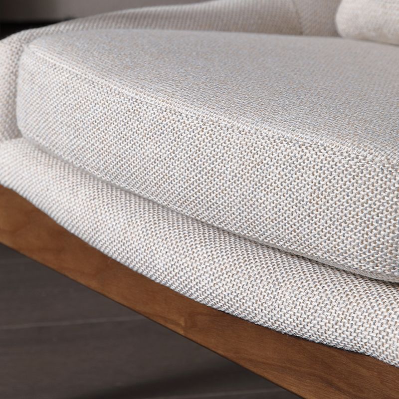 Nordic Arms Included with Pillow Round Arms Lounge Accent Chair