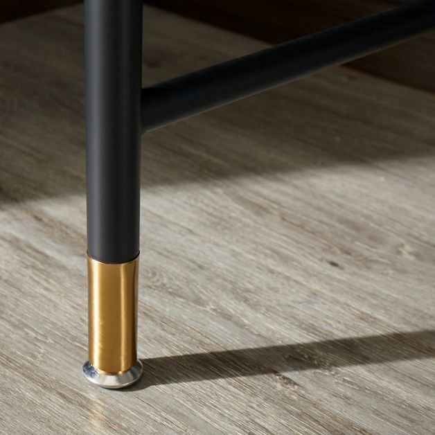 Classic Glam Office Bureau Reckin Recangle RECTANGE Bureau avec 2 tiroirs