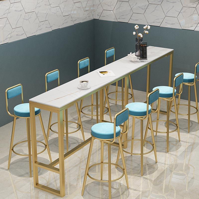 Cafetería Mesa de bar de cócteles Cafetería Mesa de comedor de altura de pubs contemporánea de pub