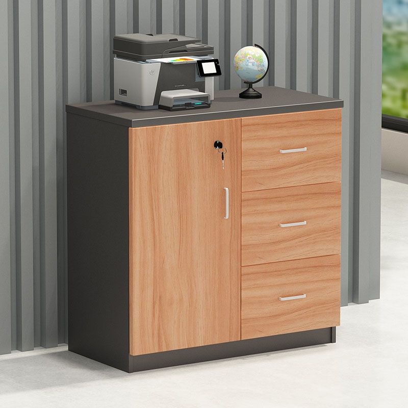 Traditional Style File Cabinet Wood Lateral File Cabinet with Locking Storage Clearhalo 'Filing Cabinets' 'filling_cabinets' 'furn' 'furn_filling_cabinets' 'Furniture' 'Office Furniture' 1200x1200_fe8b652d-26d2-4ee7-a991-0066d6f495ec