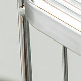 30.71" High Modern Prep Table Rolling Metal Prep Table for Dining Room