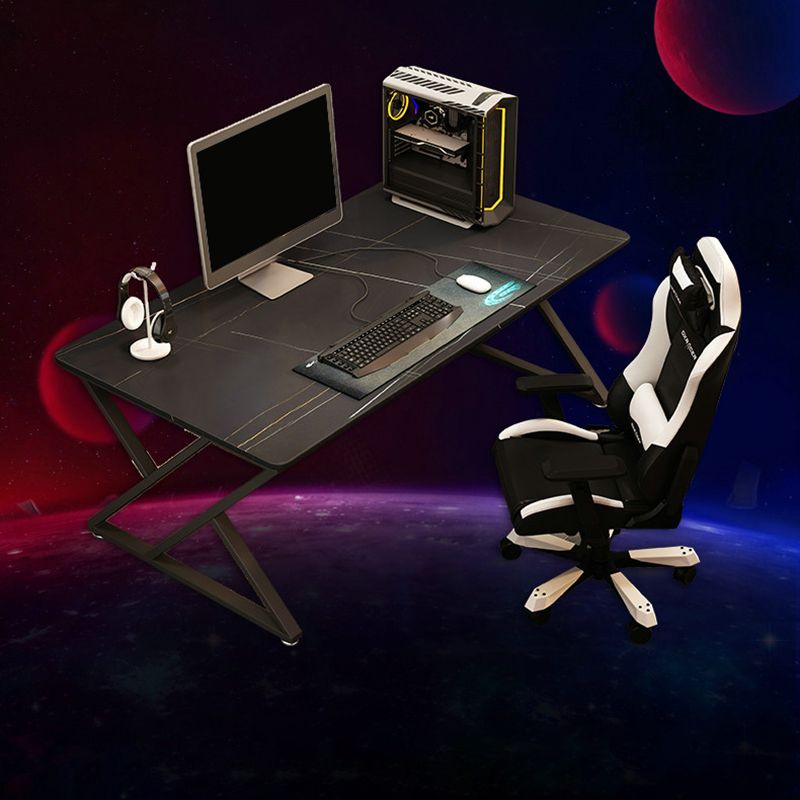 Scrivania moderna scrivania antica scrivania per computer con gambe metalliche