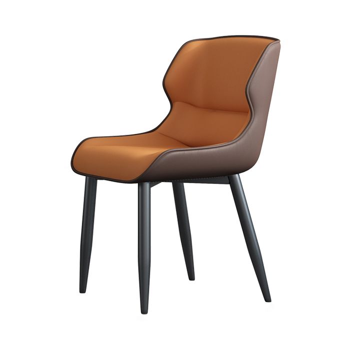 Industrial Home Arm Chair Wingback Metal Upholstered Dining Room Chair (Set of 2) Clearhalo ' kitchen&dining_furn' 'Dining Chairs' 'Dining Tables & Seating' 'dining_chair' 'furn' 'furn_dining_chair' 'Furniture' 'furniture_dining_chair' 'Kitchen & Dining Furniture' 'kitchen' 1200x1200_fe9317e1-d38b-4501-9568-6c3198271b29