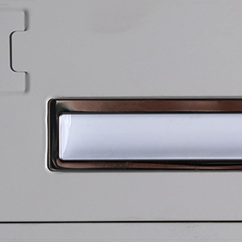 Archivo Metal Metal Cajón de bloqueo vertical de gris claro Archivo de archivos para oficina