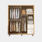 Armario rectangular Gabinete Moderno Minimalista Armario de madera Armario