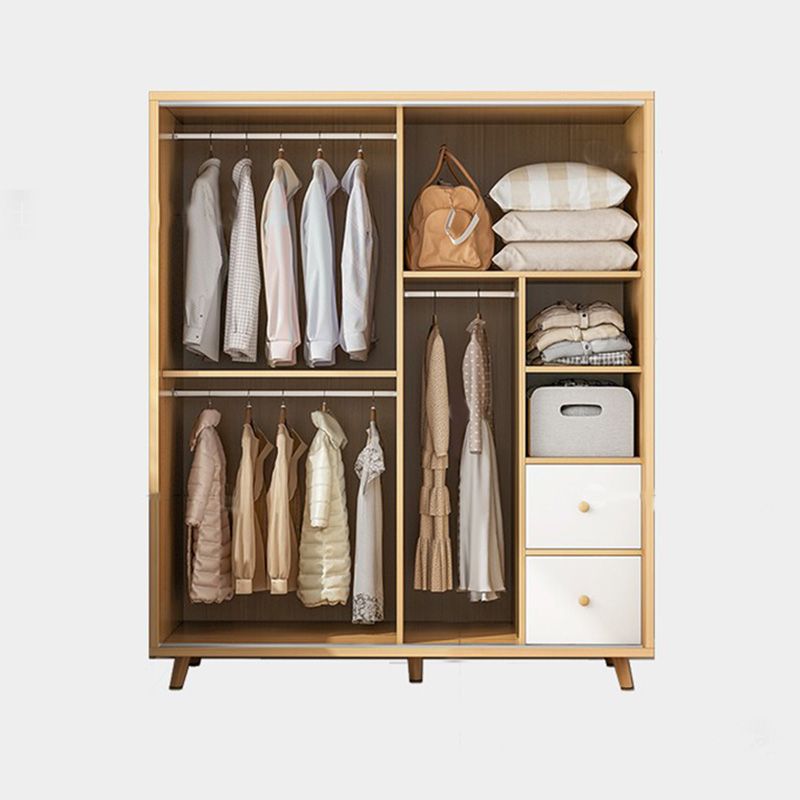 Armario rectangular Gabinete Moderno Minimalista Armario de madera Armario