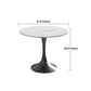 Black Metal Base Traditional Luxury Round Table Sintered Stone Dining Table with Pedestal Clearhalo 'Dining Tables & Seating' 'Dining Tables' 'dining_table' 'furn' 'furn_dining_table' 'Furniture' 'Kitchen & Dining Furniture' 1200x1200_fe99e592-447d-454e-bb0e-9e3643fb2d56