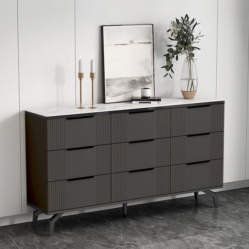 Woonkamer opbergkast dressoir glamour stijl opbergkist met laden