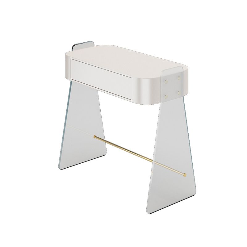Vanité contemporaine 1 casse-tête de tiroir de rangement avec des jambes acryliques