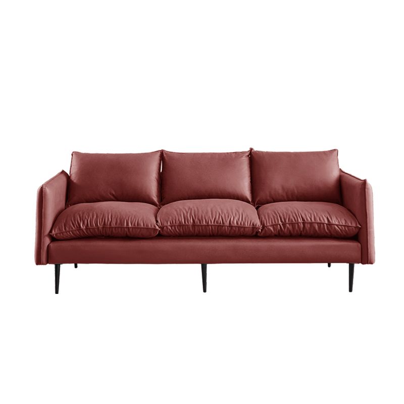 Faux Leather Storage Stationary Living Room Square Arm Standard Sofa Clearhalo 'furn' 'furn_sofas' 'Furniture' 'furniture_sofas' 'Living Room Furniture' 'Sofa' 'sofas' 1200x1200_fe9fbc93-59c5-4f21-9620-228852cfc1be