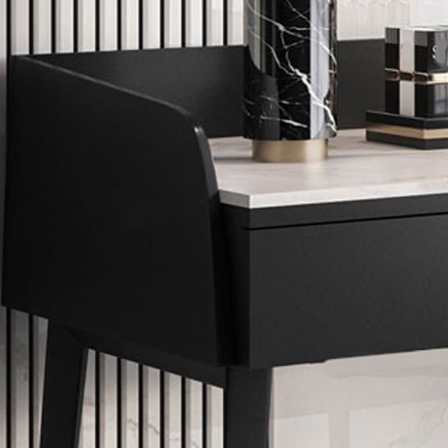 2-Drawer Make-up Vanity Contemporary Makeup Vanity Desk Table Clearhalo 'Bedroom Furniture' 'furn' 'furn_makeup_vanities' 'Furniture' 'Makeup Vanities' 'makeup_vanities' 1200x1200_fe9fe25c-9e45-4233-957f-0b91011f1bdd