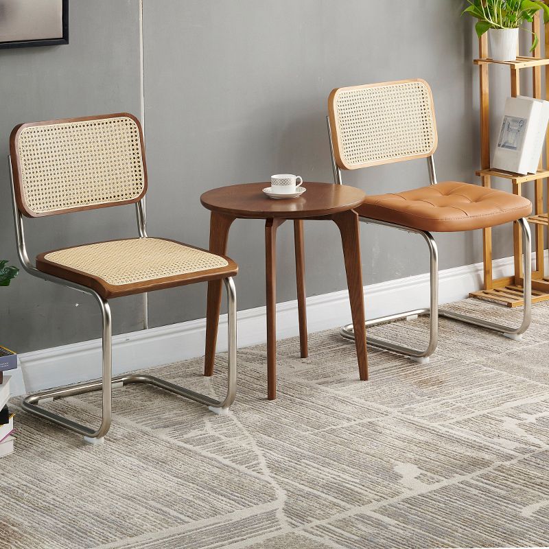 Scandinavian 19.6-inch Round Wood Top Side Table 3 Legs/4 Legs End Table Clearhalo 'Coffee & Accent Tables' 'End & Side Tables' 'end_side_tables' 'furn' 'furn_end_side_tables' 'Furniture' 'Living Room Furniture' 1200x1200_fea12517-36b9-4acb-9529-d190942dde60