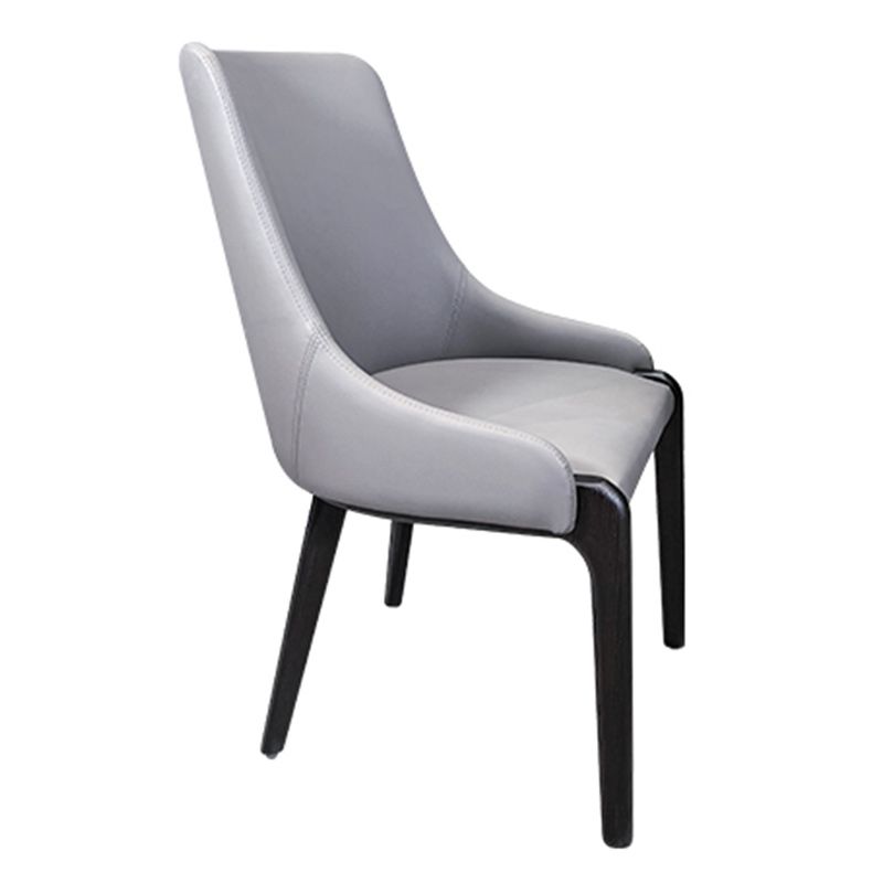 Sedie laterali in vetro finto minimalista braccio retro solido sedia da pranzo