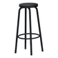 Industrial Armless Backless Counter Stool Iron Cafe Bar Stool with Seat and Pedal Clearhalo 'Bar Furniture' 'Bar Stools' 'bar_stools' 'furn' 'furn_bar_stools' 'Furniture' 'furniture_bar_stools' 'Kitchen & Dining Furniture' 1200x1200_fea39aa4-9eaa-4c7a-a2eb-6cfa6e04d6ad