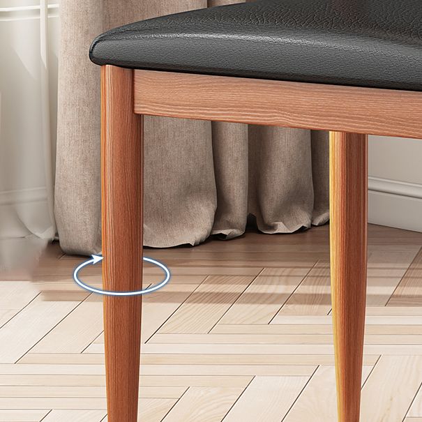 Modern Indoor-Outdoor Metal Chair Dining Room Armless Cow Horn Open Back Dining Side Chair Clearhalo ' kitchen&dining_furn' 'Dining Chairs' 'Dining Tables & Seating' 'dining_chair' 'furn' 'furn_dining_chair' 'Furniture' 'furniture_dining_chair' 'Kitchen & Dining Furniture' 'kitchen' 1200x1200_fea4f4ea-7339-4fdf-97d6-5c64e3b090fa