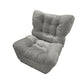 Scandinavian Tufted Single Recliner Chair Wooden Manual Recliner Chair with Footrest Clearhalo 'Chairs & Seating' 'furn' 'furn_recliners' 'Furniture' 'Living Room Furniture' 'Recliners' 1200x1200_fea67dca-661d-40e9-a368-221e6d34051d