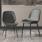 Modern Leather Armless Dining Chairs Wingback Side Chair with Metal Legs (Set of 2) Clearhalo ' kitchen&dining_furn' 'Dining Chairs' 'Dining Tables & Seating' 'dining_chair' 'furn' 'furn_dining_chair' 'Furniture' 'furniture_dining_chair' 'Kitchen & Dining Furniture' 'kitchen' 1200x1200_fea84804-3687-43cc-9a55-9a1db4ffae3e