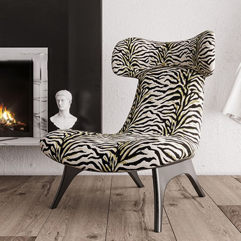 Mid-century Modern Wingback Chair Fixed Back Sled Armless Chair Clearhalo 'Accent Chairs' 'accent_chairs' 'Chairs & Seating' 'furn' 'furn_accent_chairs' 'Furniture' 'Living Room Furniture' 1200x1200_fea875e5-402d-4a73-a55d-e2628a1db47f