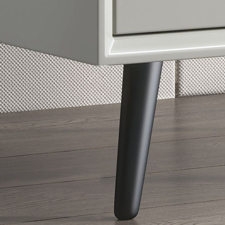 Table de chevet de chevet de lit contemporain avec tiroirs