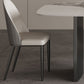 Ensemble de table à manger moderne en pierre 1/4/5/6 PCS PCS SETT avec chaises rembourrées