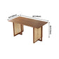 Rectangle Double Pedestal Dining Table Modern Style Furniture for Indoor Clearhalo ' dining_table' 'Dining Tables & Seating' 'Dining Tables' 'furn' 'furn_dining_table' 'Furniture' 'furniture_dining_table' 'Kitchen & Dining Furniture' 'kitchen&dining_furn' 'kitchen' 'kitchen_dining_table' 1200x1200_feaea6fc-b502-4b88-83e2-b53c2ee98190
