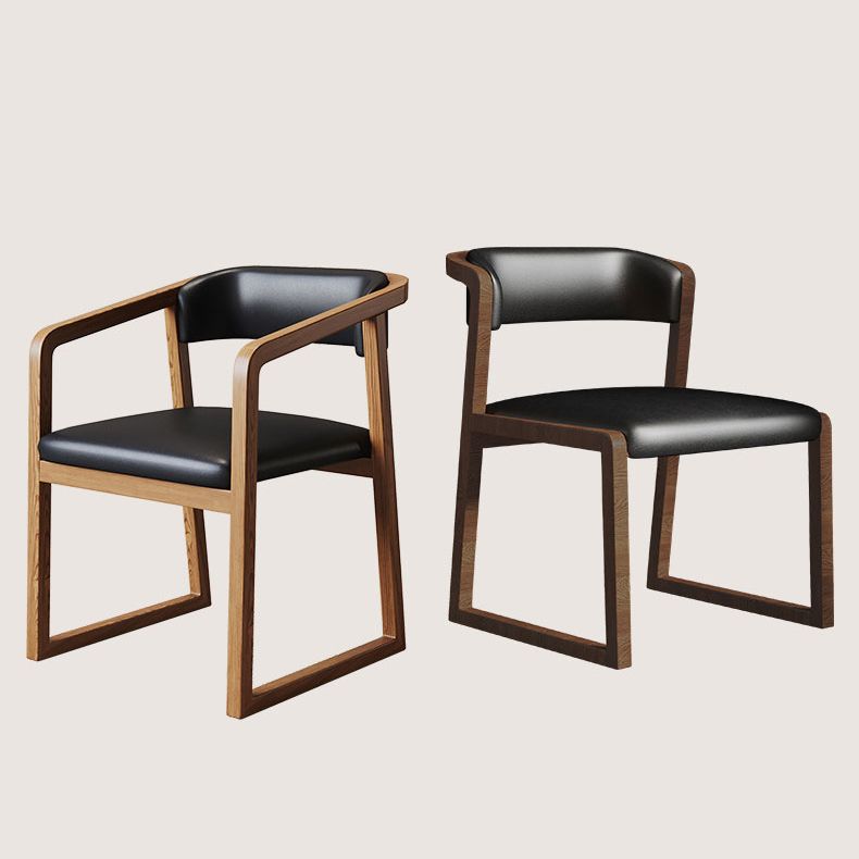 Traditional Style Ash Chairs Open Back Arm Kitchen Single Dining Chair Clearhalo ' kitchen&dining_furn' 'Dining Chairs' 'Dining Tables & Seating' 'dining_chair' 'furn' 'furn_dining_chair' 'Furniture' 'furniture_dining_chair' 'Kitchen & Dining Furniture' 'kitchen' 1200x1200_feafa891-84f7-48c2-b8fc-edd08df8dd9e