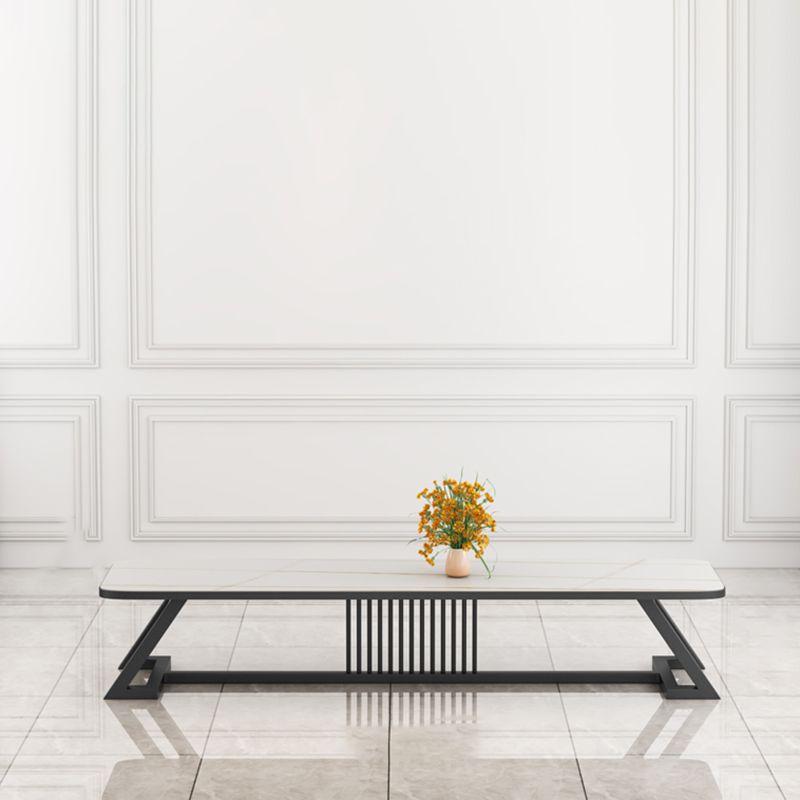 17,72"H tv-standaard moderne stijl witte tv-standaard console voor woonkamer