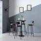 Industrial Metal Base Bar Table Black Iron Solid Wood Patio Bar Table Clearhalo 'Bar Furniture' 'Bar Tables' 'bar_tables' 'furn' 'furn_bar_tables' 'Furniture' 'Kitchen & Dining Furniture' 1200x1200_feb1fdaa-3e96-44fc-9649-9b2f4e15c138
