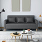 Contemporary 3-seater Sofa Square Arm Settee with Three Pillow Back Clearhalo 'furn' 'furn_sofas' 'Furniture' 'furniture_sofas' 'Living Room Furniture' 'Sofa' 'sofas' 1200x1200_feb4ecb7-b8d3-4c46-90a6-8a1839144936