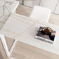 Contemporary 1/2/3/5 Pieces Sintered Stone Pub Table Set Fixed Table Counter Table