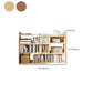 Engineered Wood Modern Bookcase Standard Open Back Bookshelf