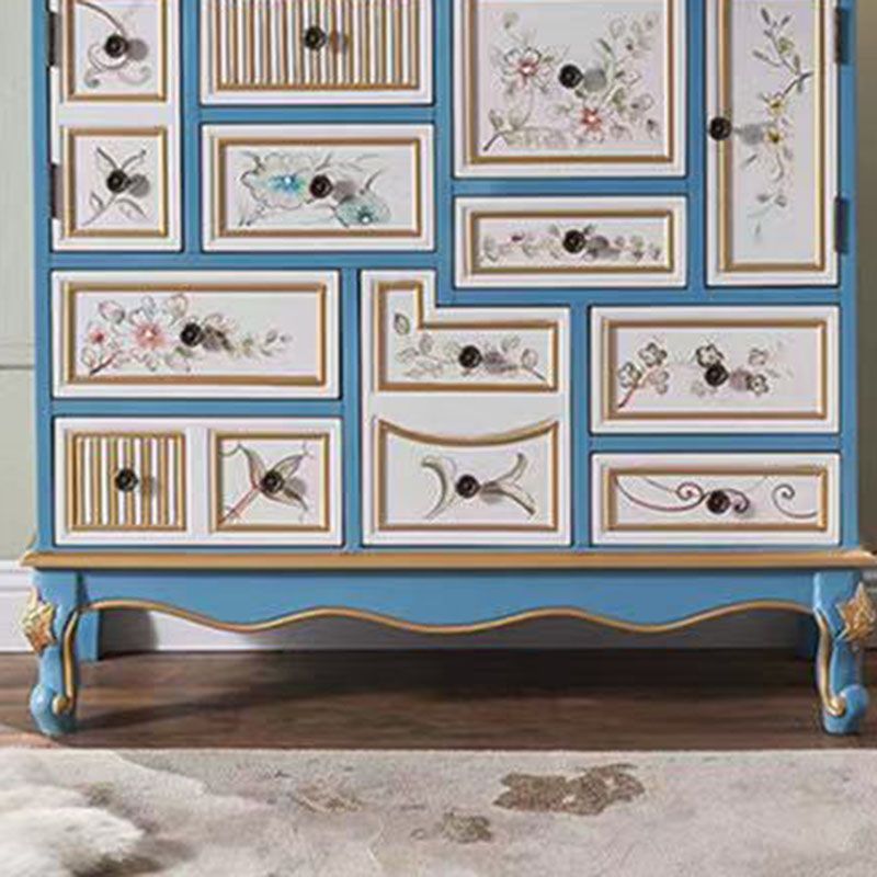 Kust opbergkist vervaardigd houten dressoir voor slaapkamer, 39,78 "x 15,6" x 35.88 "