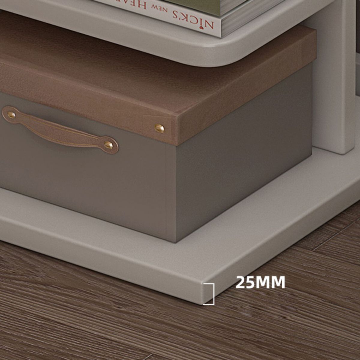 あらゆる部屋のためのモダンな製造されたウッドエタゲレオープンブックシェルフ