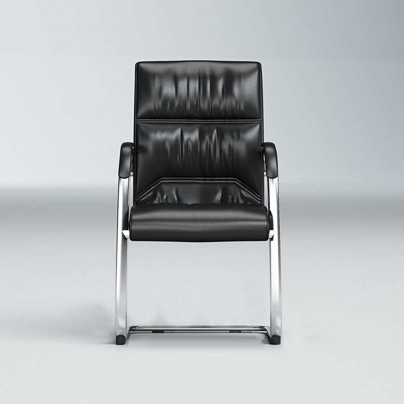 Arms Included Contemporary Desk Chair High Back Faux Leather Chair Clearhalo 'furn' 'furn_office_chair' 'Furniture' 'Office Chairs' 'Office Furniture' 'office_chair' 1200x1200_feb95274-af4d-4127-9e21-00ba5b3ea692