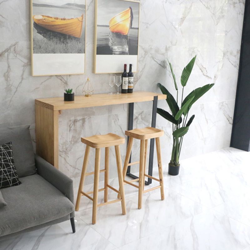 Industrial Counter High Stool Solid Wood Backless Counter-high Stool Clearhalo 'Bar Furniture' 'Bar Stools' 'bar_stools' 'furn' 'furn_bar_stools' 'Furniture' 'Kitchen & Dining Furniture' 1200x1200_feb982b0-168a-4266-973b-97d94e7a8687
